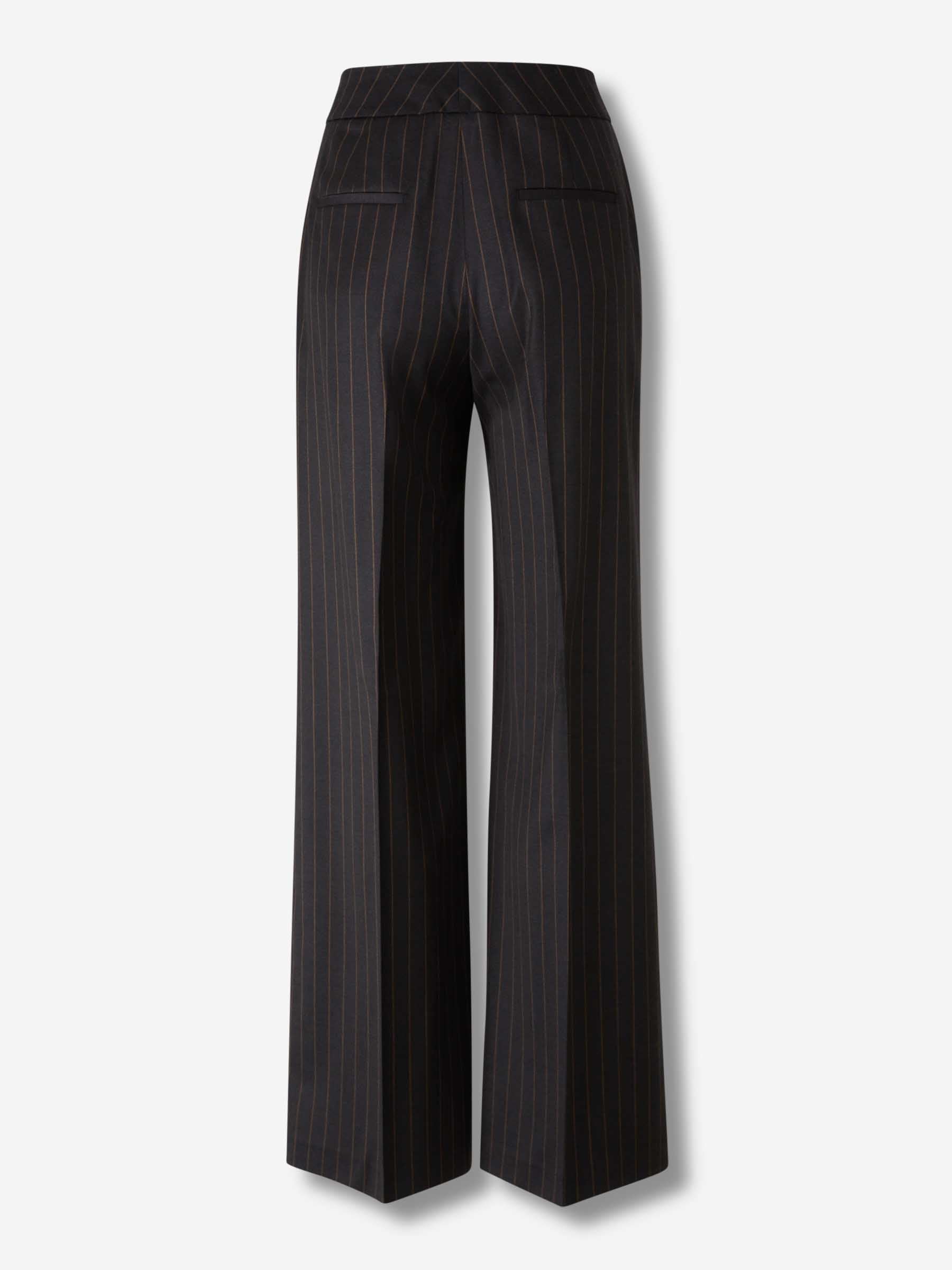 Peserico Mujer Barcelona Pantalones Raya Diplomática color Gris Antracita sku 761-003832 01 - Foto 2