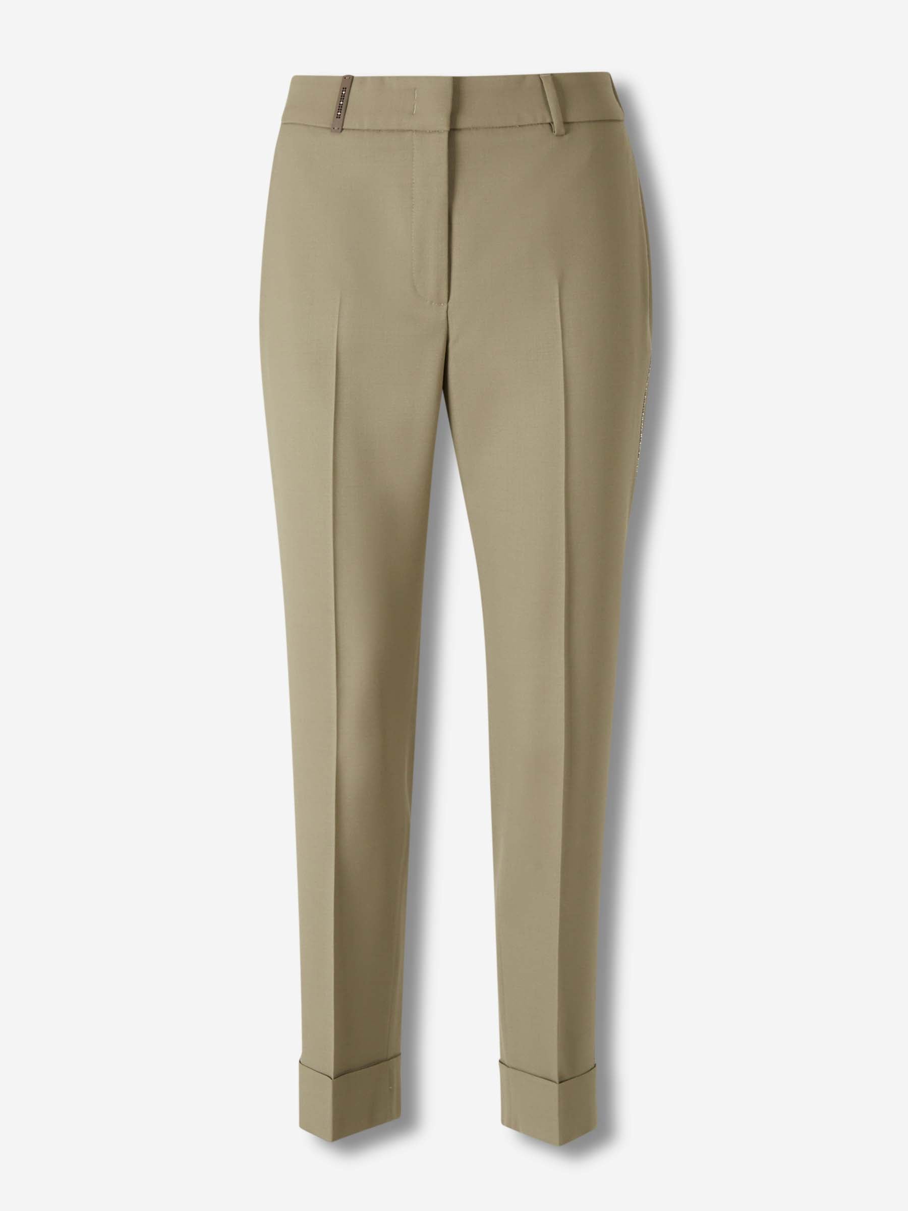 Peserico Mujer Barcelona Pantalones Vestir Rectos color Verde sku 761-003834 01 - Foto 1