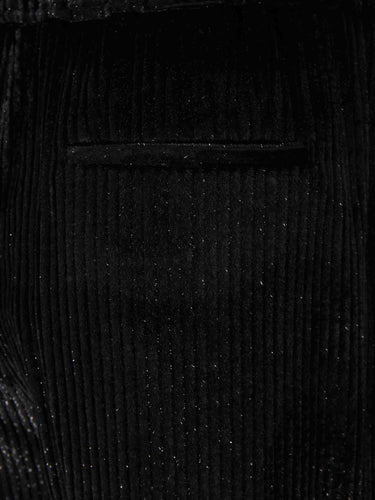 Peserico Mujer Barcelona Pantalones Anchos Pana color Negro sku 761-003838 01 - Foto 5