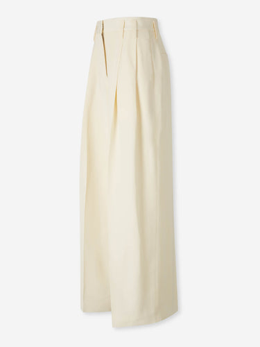 Jil Sander Mujer Barcelona Pantalones Anchos Pinzas color Blanco sku 761-003847 01 - Foto 2