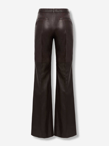 Dorothee Schumacher Mujer Barcelona Pantalones Flared Cuero color Marrón Oscuro sku 761-003853 01 - Foto 3