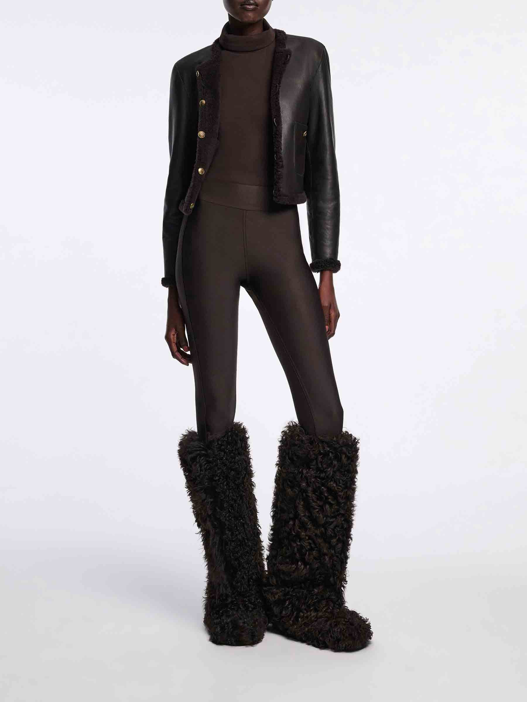 Dorothee Schumacher Mujer Barcelona Leggins Sharp Cut color Marrón Oscuro sku 761-003856 01 - Foto 2