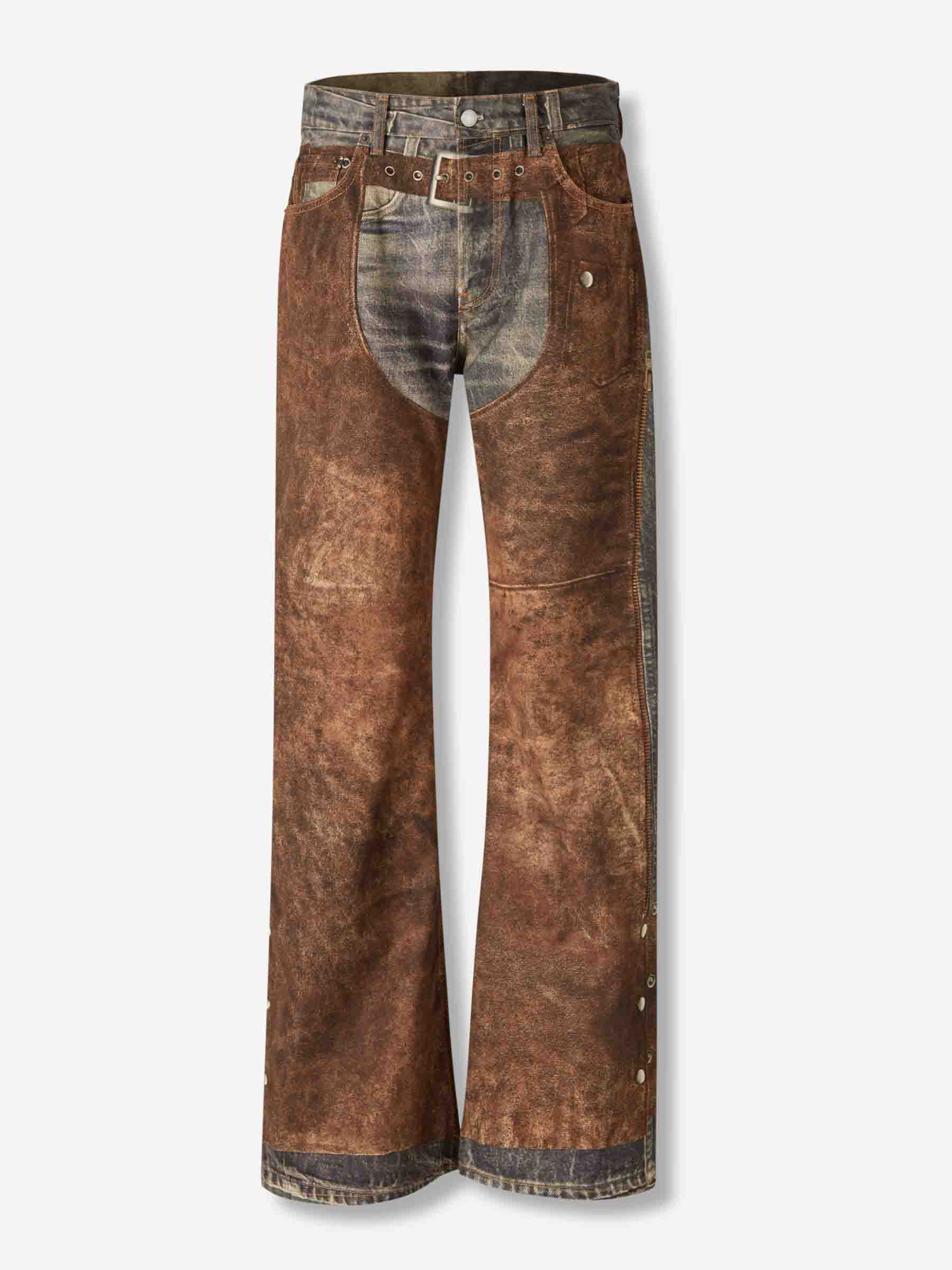 Acne Studios Mujer Barcelona Jeans Anchos Trampantojo color Marrón sku 761-003861 01 - Foto 1