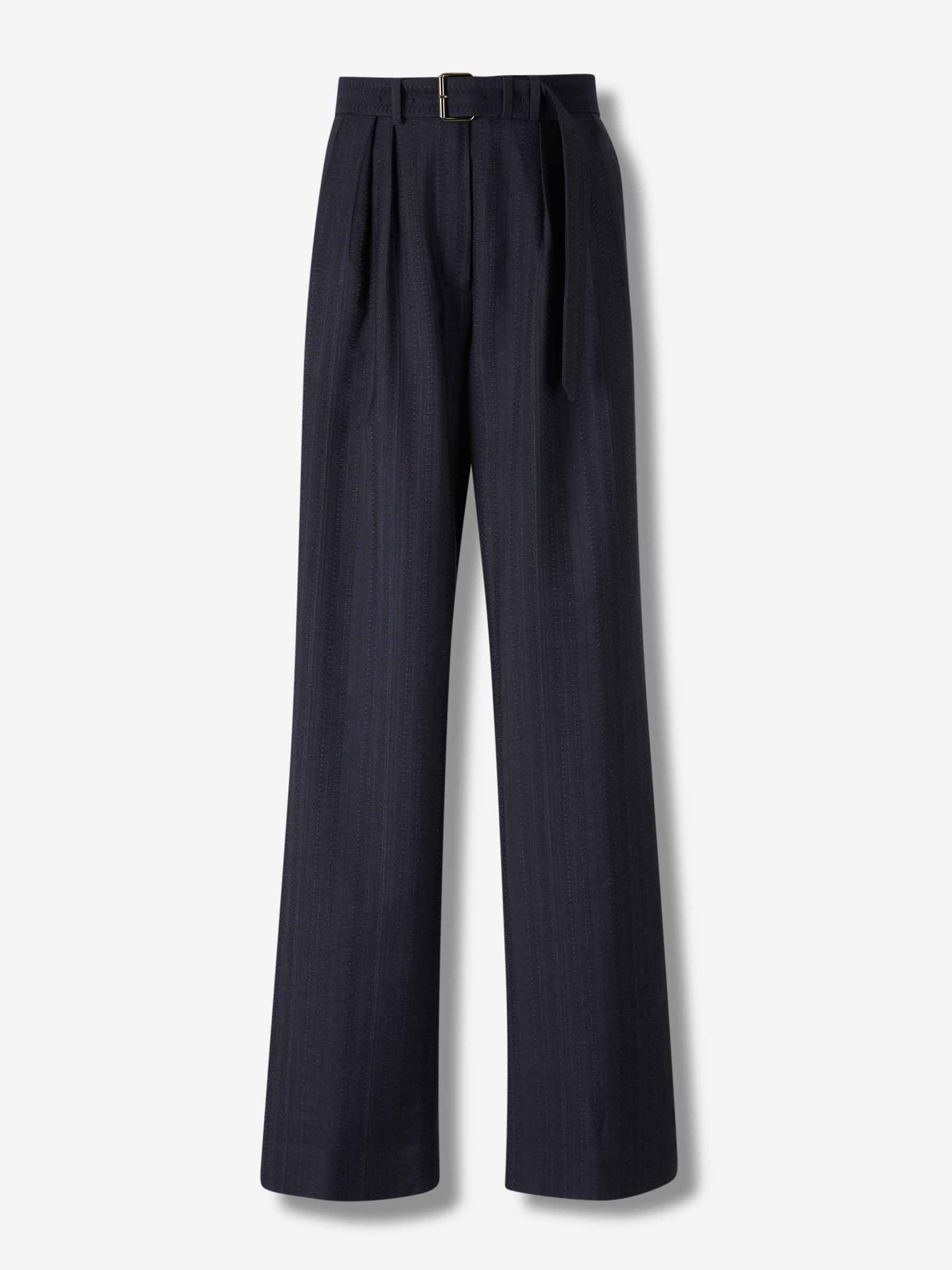 Dries Van Noten Mujer Barcelona Pantalones Anchos Peaches Bis color Azul Marino sku 761-003875 01 - Foto 1