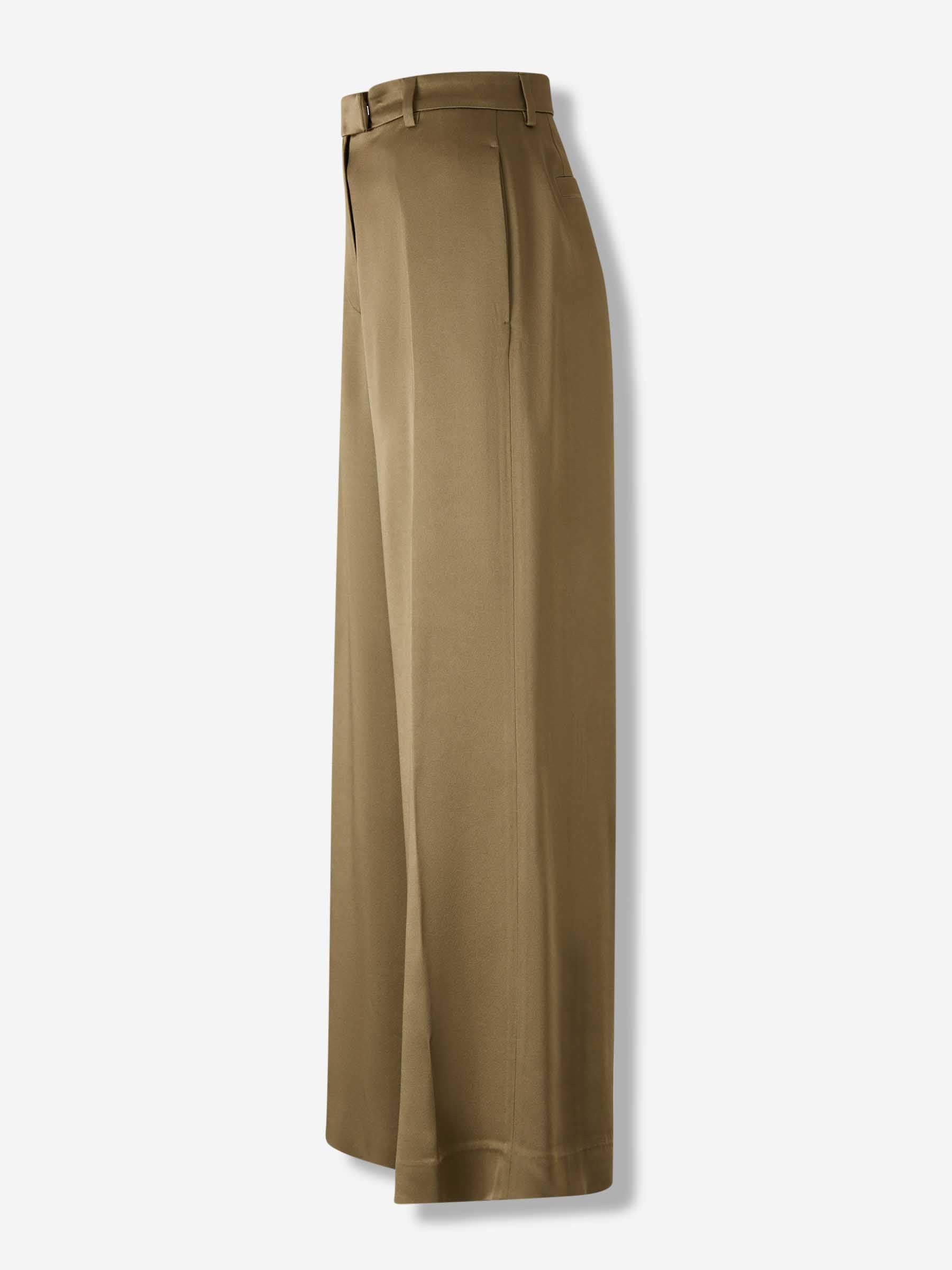 Dries Van Noten Mujer Barcelona Pantalones Rectos Anchos color Verde Militar sku 761-003876 01 - Foto 2