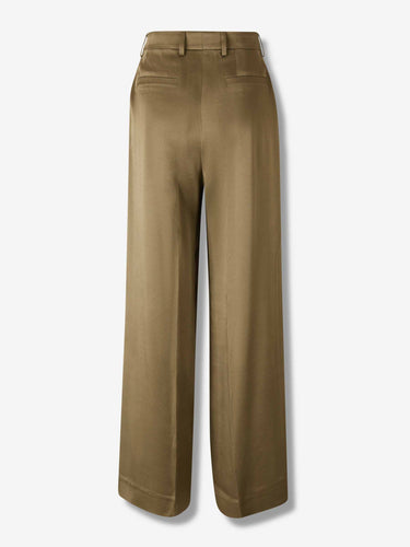 Dries Van Noten Mujer Barcelona Pantalones Rectos Anchos color Verde Militar sku 761-003876 01 - Foto 3