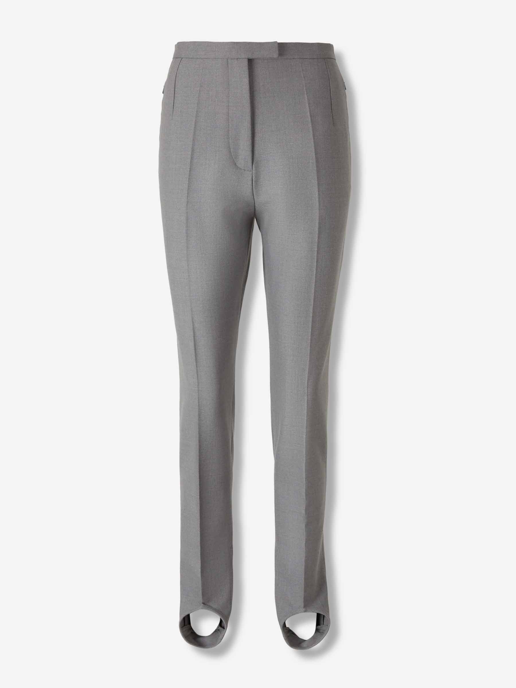 Dries Van Noten Mujer Barcelona Pantalones Rectos Lana color Gris sku 761-003877 01 - Foto 1