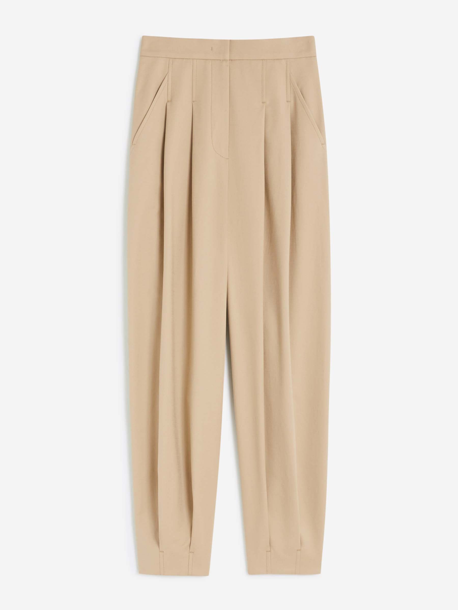 Max Mara Mujer Barcelona Pantalón Pinzas Algodón color Camel sku 761-003878 01 - Foto 1