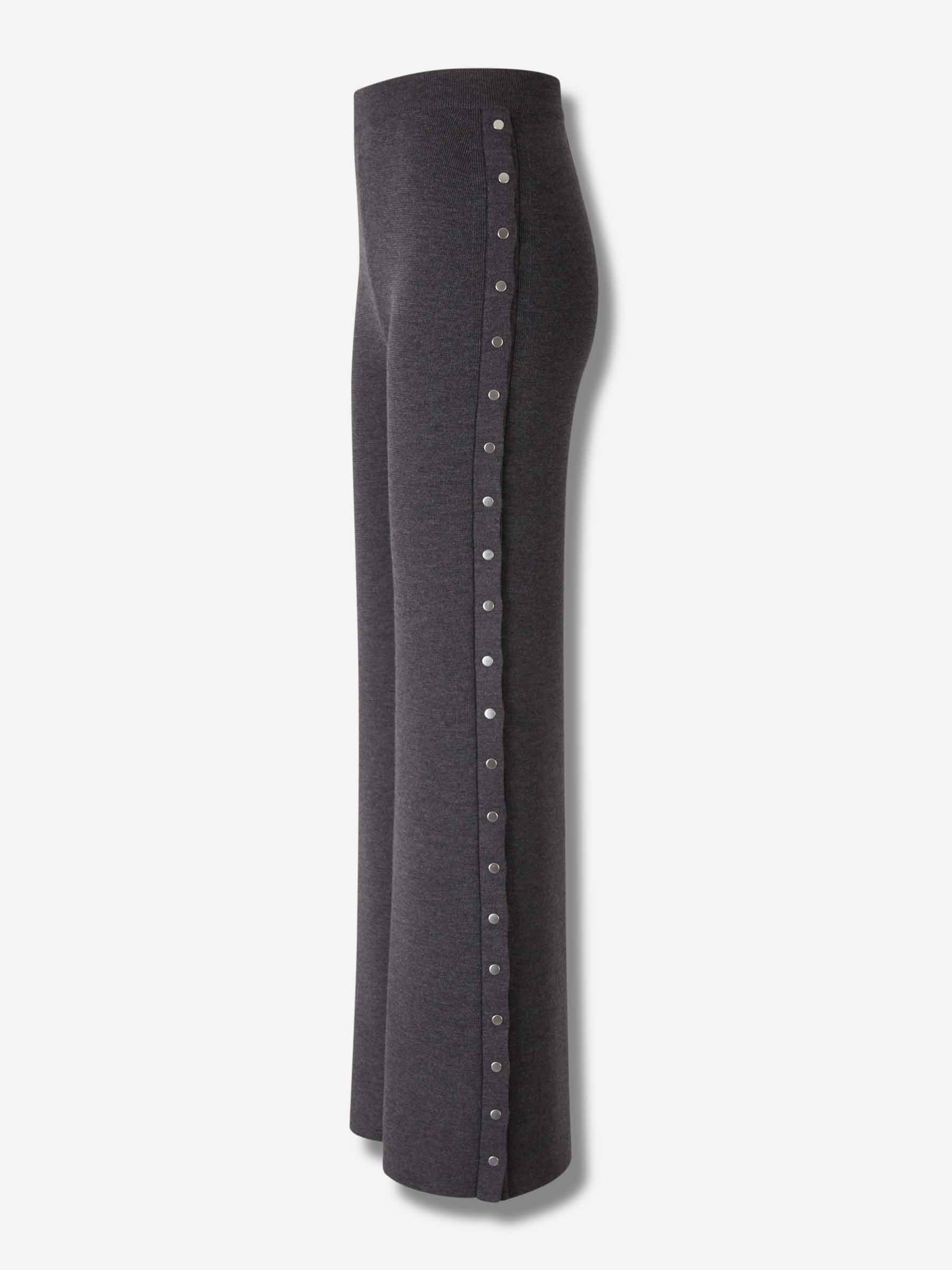 Jil Sander Mujer Barcelona Pantalones Punto Botones color Gris Antracita sku 761-003882 01 - Foto 2
