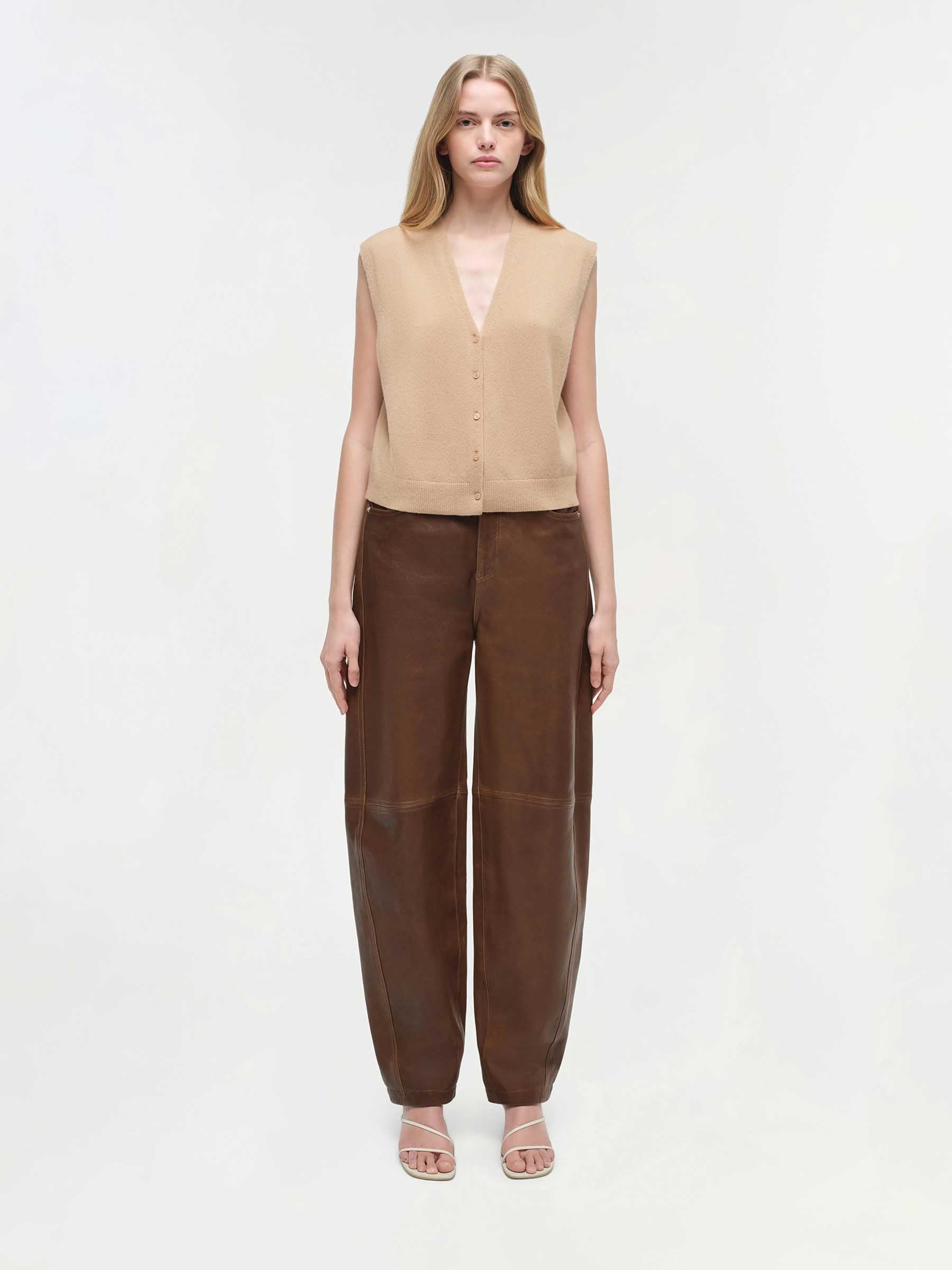Simkhai Mujer Barcelona Pantalones Waldon color Marrón sku 761-003885 01 - Foto 2
