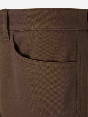 TOTEME Mujer Barcelona Pantalones Rectos Twisted color Marrón Oscuro sku 761-003891 01 - Foto 4