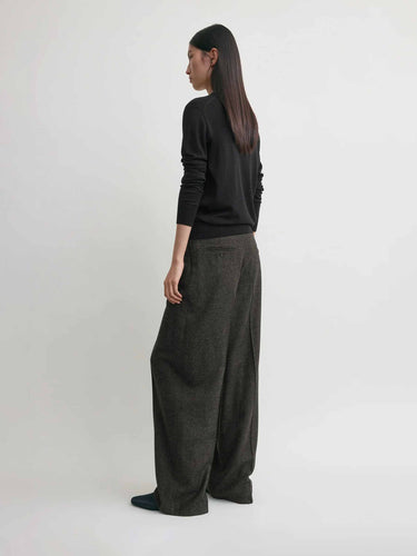 TOTEME Mujer Barcelona Pantalones de Vestir Anchos color Gris Oscuro sku 761-003892 01 - Foto 3