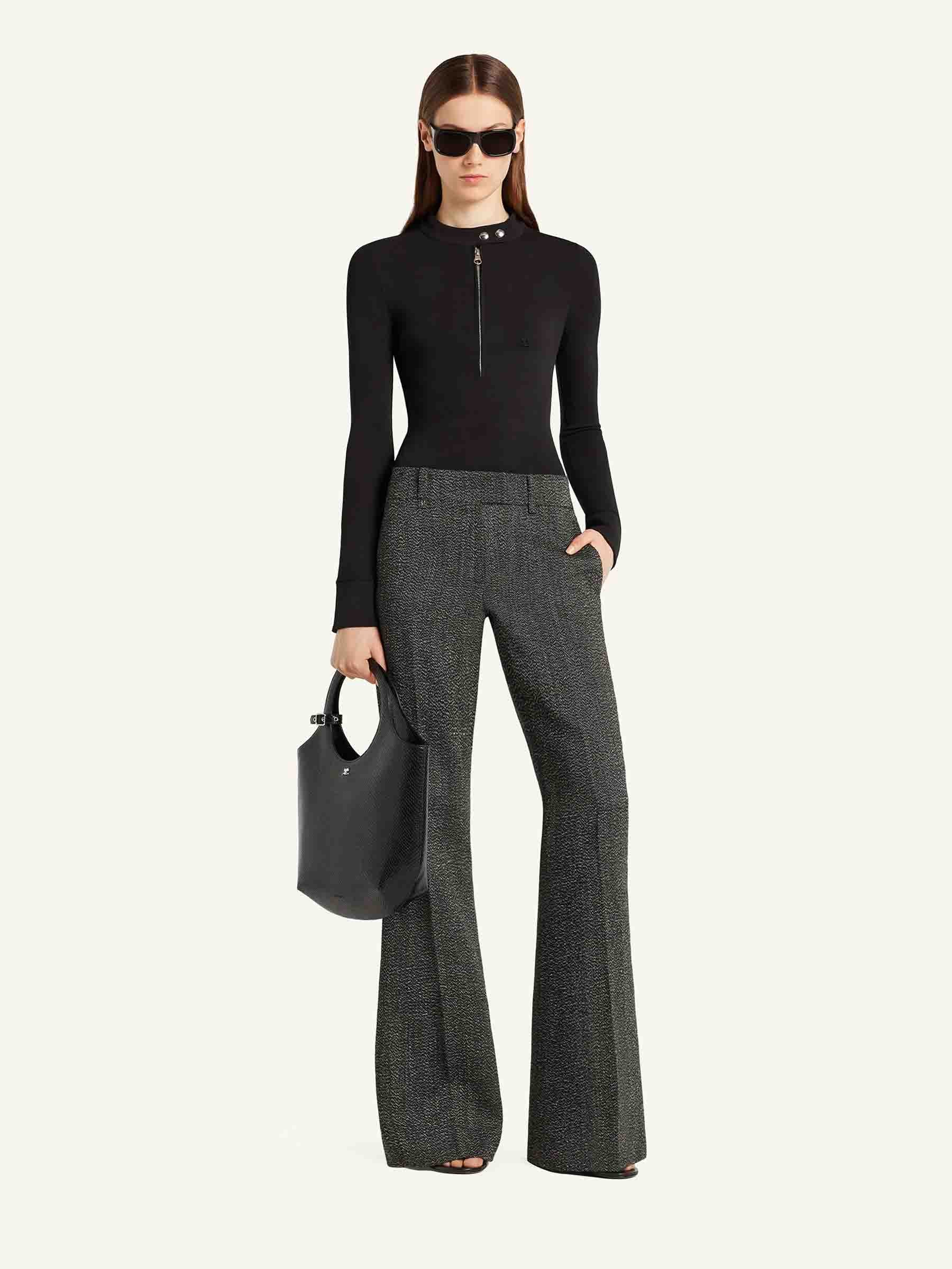 Courrèges Mujer Barcelona Pantalones Sastre color Verde Militar sku 761-003908 01 - Foto 2