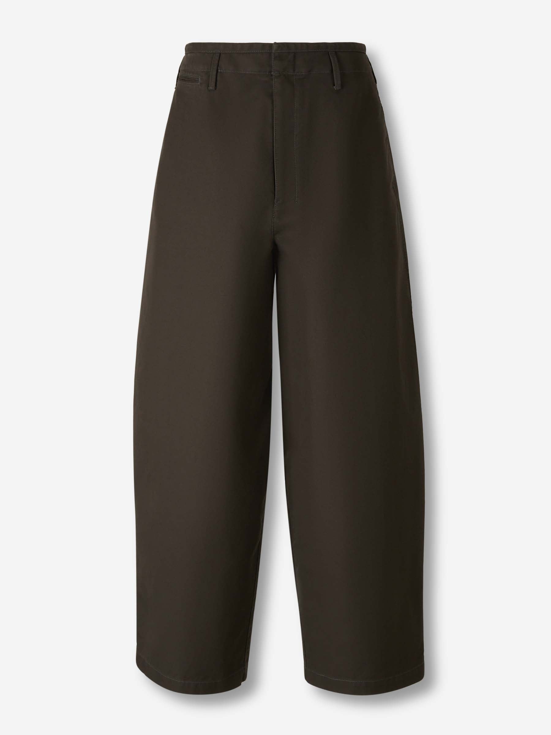 Lemaire Mujer Barcelona Pantalones Anchos Chinos color Marrón Oscuro sku 761-003909 01 - Foto 1