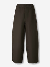 Lemaire Mujer Barcelona Pantalones Anchos Chinos color Marrón Oscuro sku 761-003909 01 - Foto 1