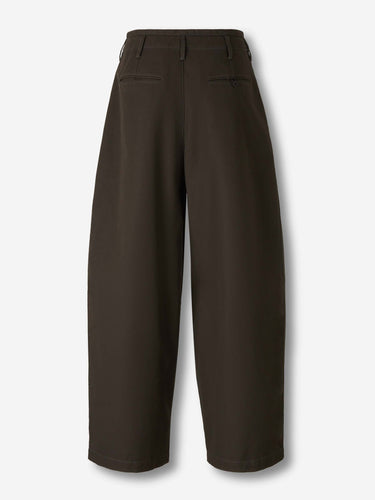 Lemaire Mujer Barcelona Pantalones Anchos Chinos color Marrón Oscuro sku 761-003909 01 - Foto 3