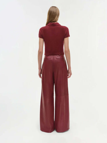 Simkhai Mujer Barcelona Pantalones Anchos Kobie color Burdeos sku 761-003912 01 - Foto 3