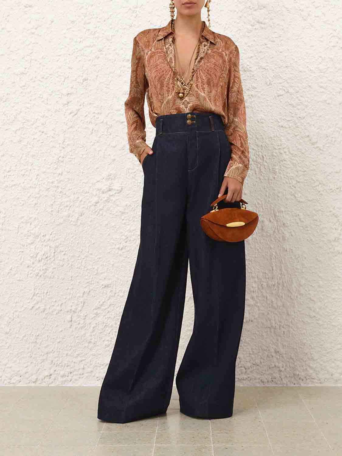 Zimmermann Mujer Barcelona Jeans Acampanados Sastre color Azul Denim sku 761-003913 01 - Foto 2