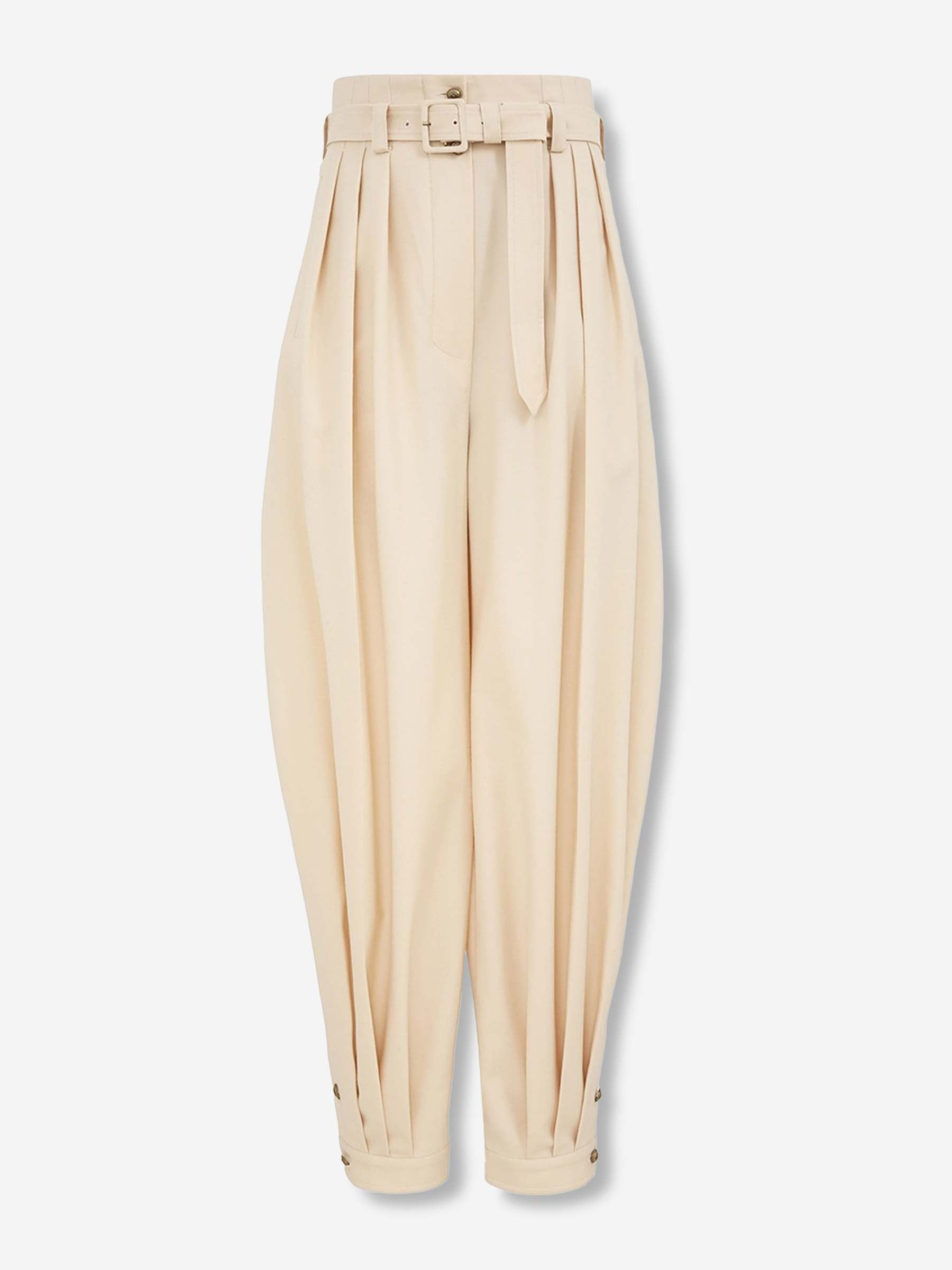 Zimmermann Mujer Barcelona Pantalones Lana Hypnotic color Beige sku 761-003914 01 - Foto 1