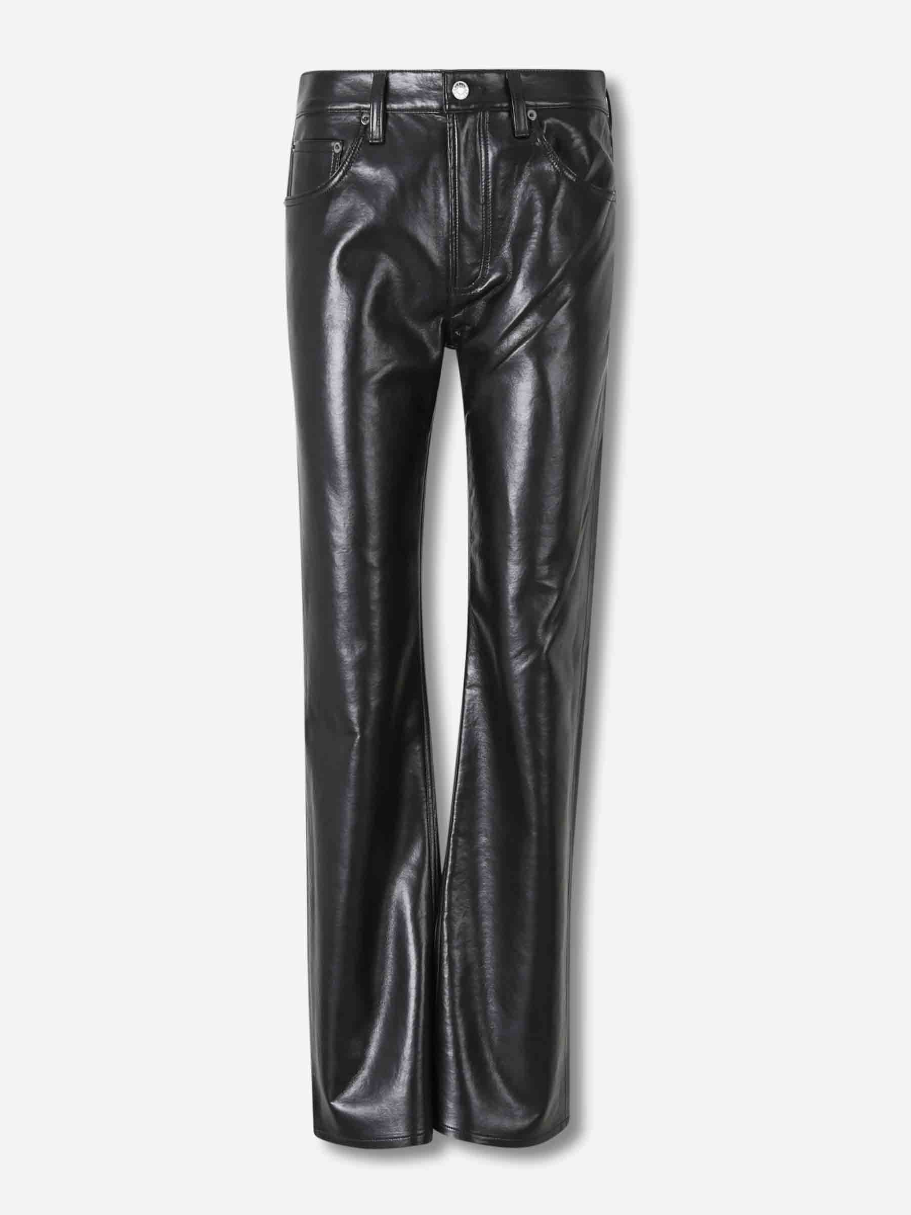 Agolde Mujer Barcelona Pantalones Rectos Piel color Negro sku 761-003915 01 - Foto 1