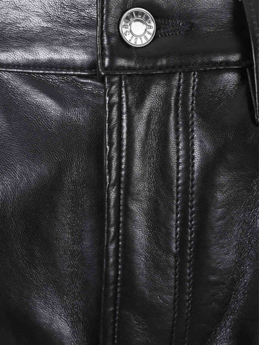 Agolde Mujer Barcelona Pantalones Rectos Piel color Negro sku 761-003915 01 - Foto 3