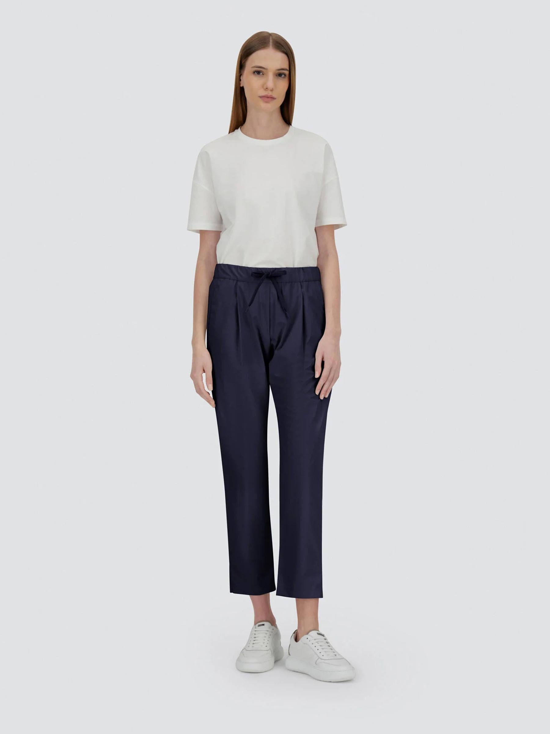 Herno Mujer Barcelona Pantalones Técnicos Vestir color Azul Noche sku 761-003917 02 - Foto 2