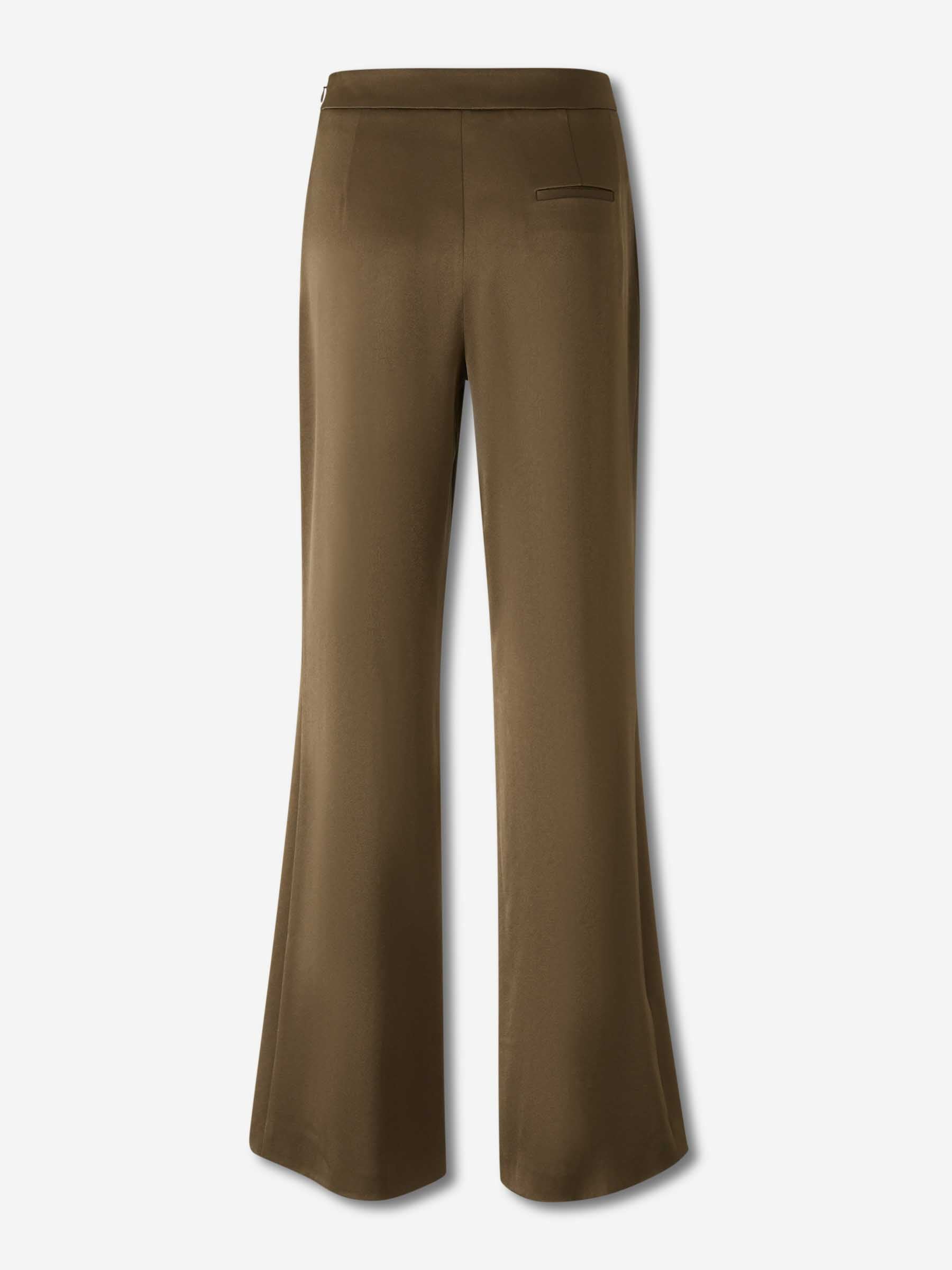 Roland Mouret Mujer Barcelona Pantalones Anchos Satén color Verde Militar sku 761-003918 01 - Foto 2