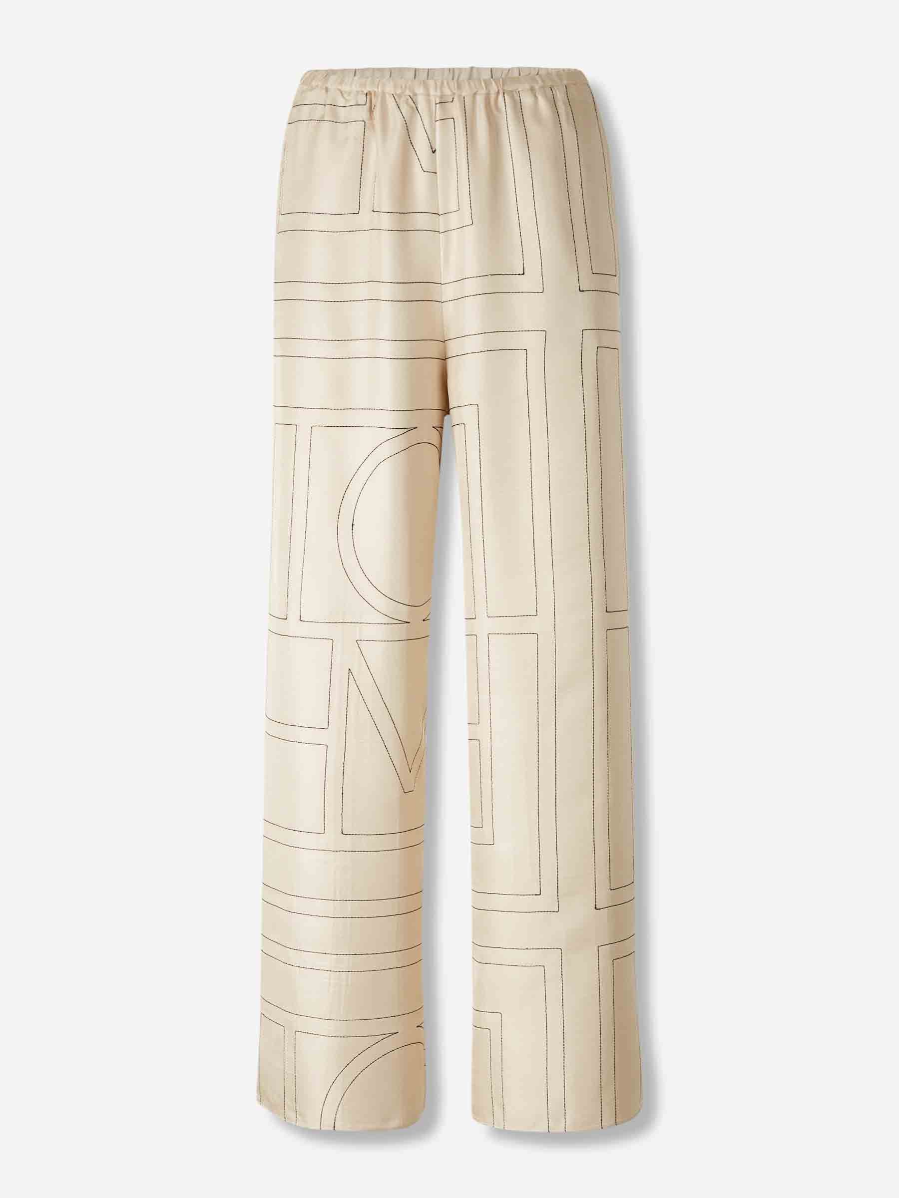 TOTEME Mujer Barcelona Pantalones de vestir color Marfil sku 761-003920 02 - Foto 1