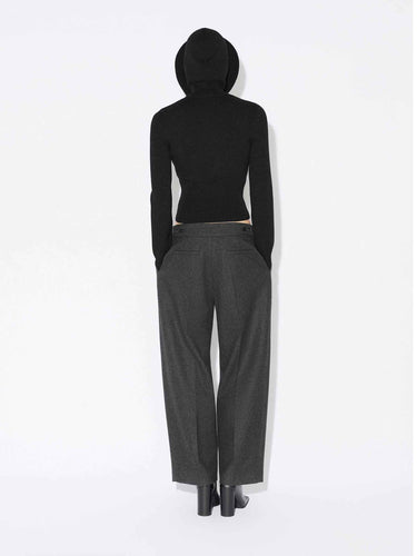 Alaïa Mujer Barcelona Pantalones Vestir Franela color Negro sku 761-003926 01 - Foto 3