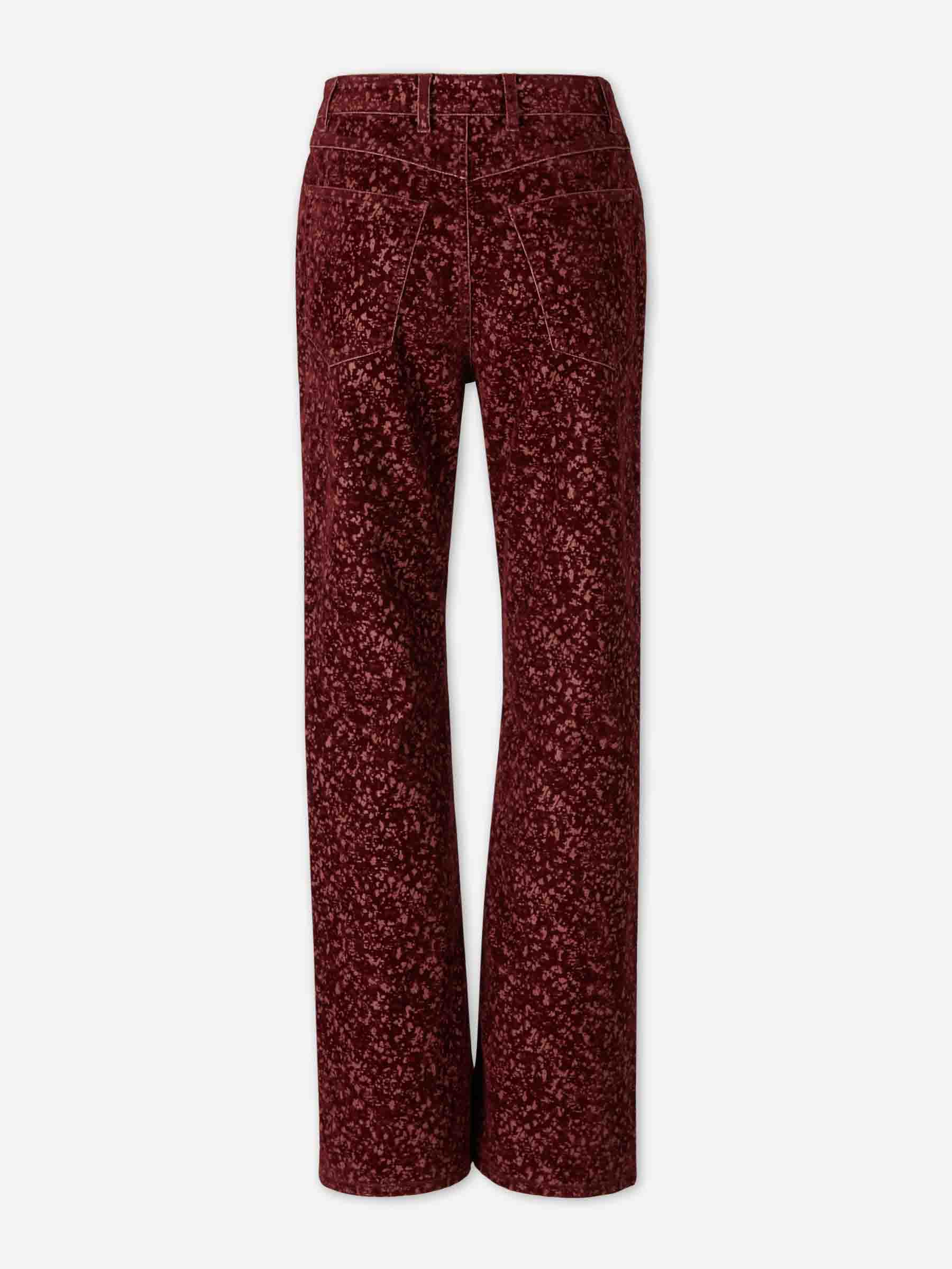 Rabanne Mujer Barcelona Pantalones Baggy Rectos color Burdeos sku 761-003930 01 - Foto 2