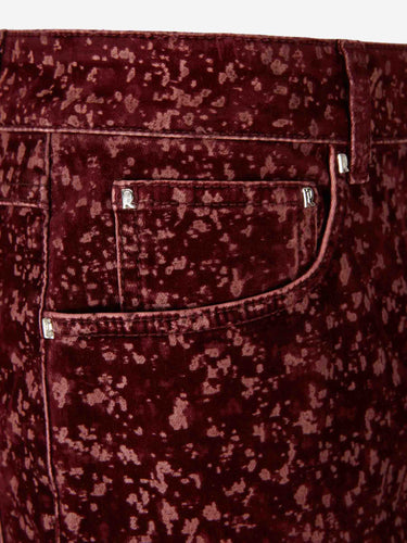 Rabanne Mujer Barcelona Pantalones Baggy Rectos color Burdeos sku 761-003930 01 - Foto 3