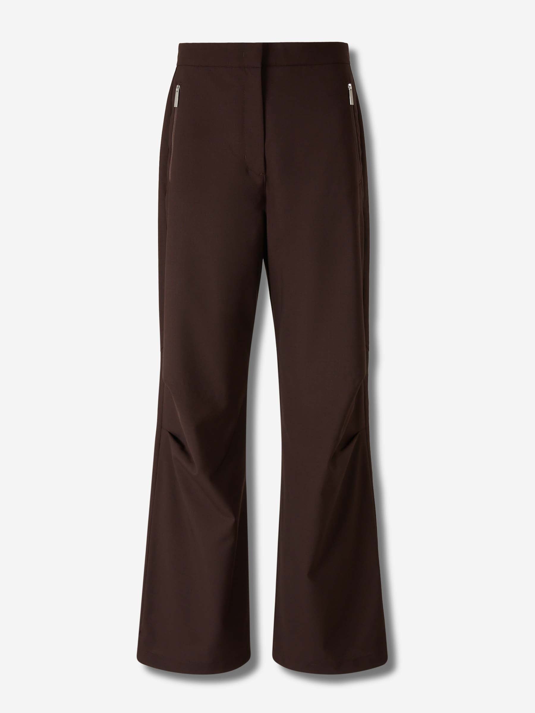 Laminar Mujer Barcelona Pantalones Anchos Lana color Marrón Oscuro sku 761-003931 01 - Foto 1