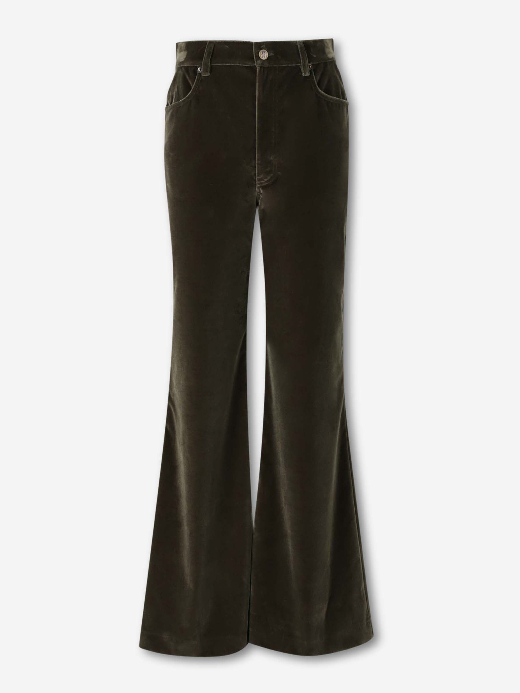 LaDoubleJ Mujer Barcelona Pantalones Flared Terciopelo color Verde sku 761-003938 01 - Foto 1