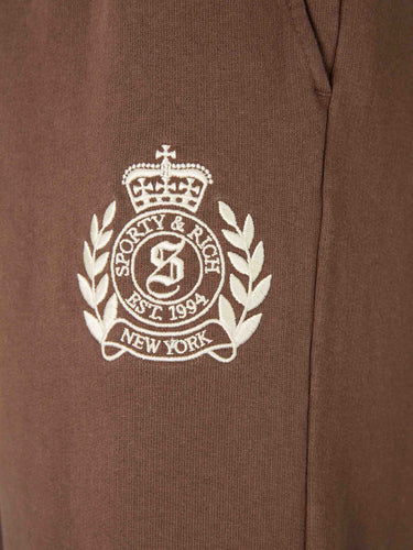 Sporty&Rich Mujer Barcelona Joggers NY Crest color Marrón sku 761-003954 01 - Foto 4