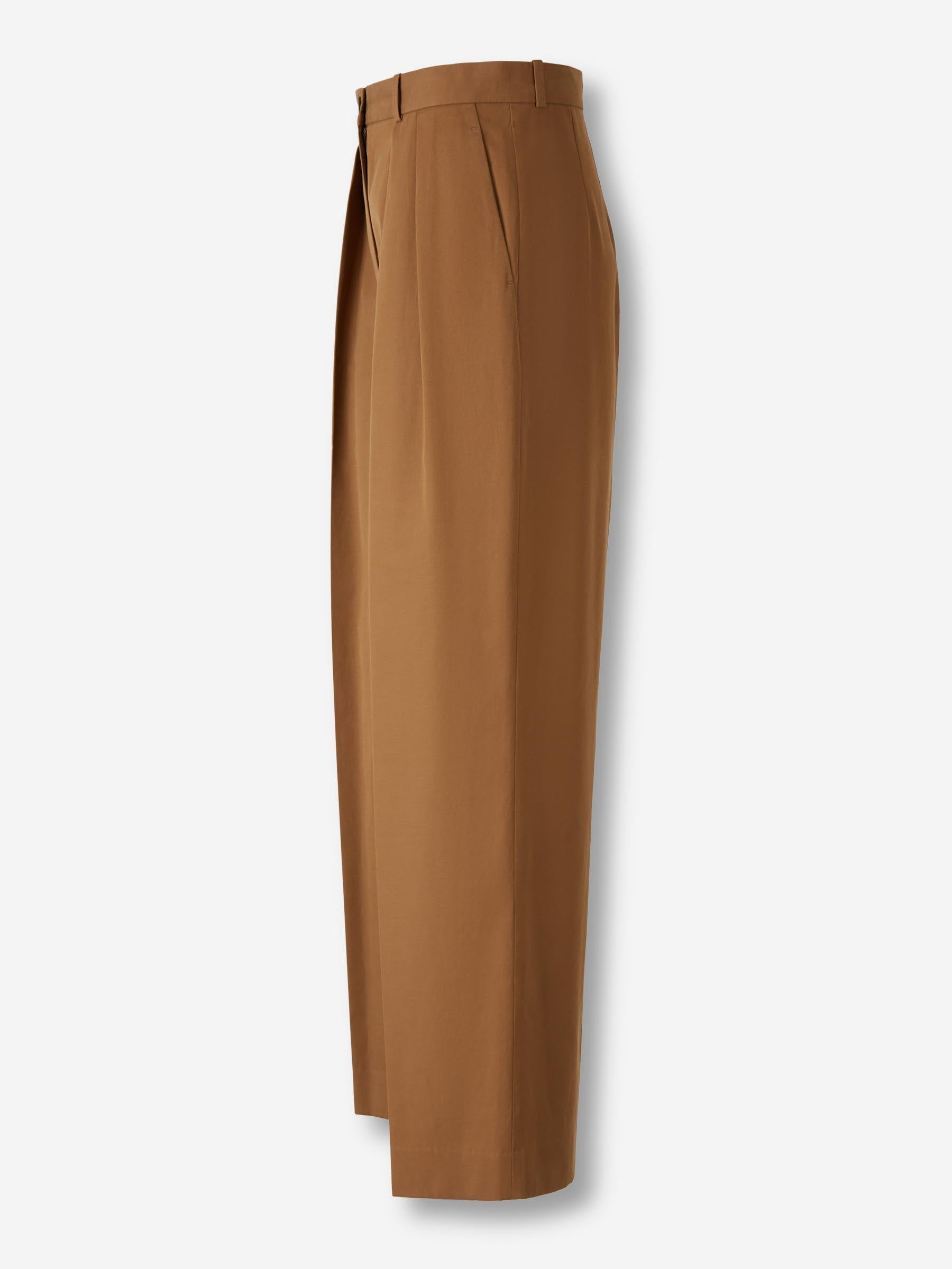 The Row Mujer Barcelona Pantalones Anchos Igor color Caramelo sku 761-003960 01 - Foto 2