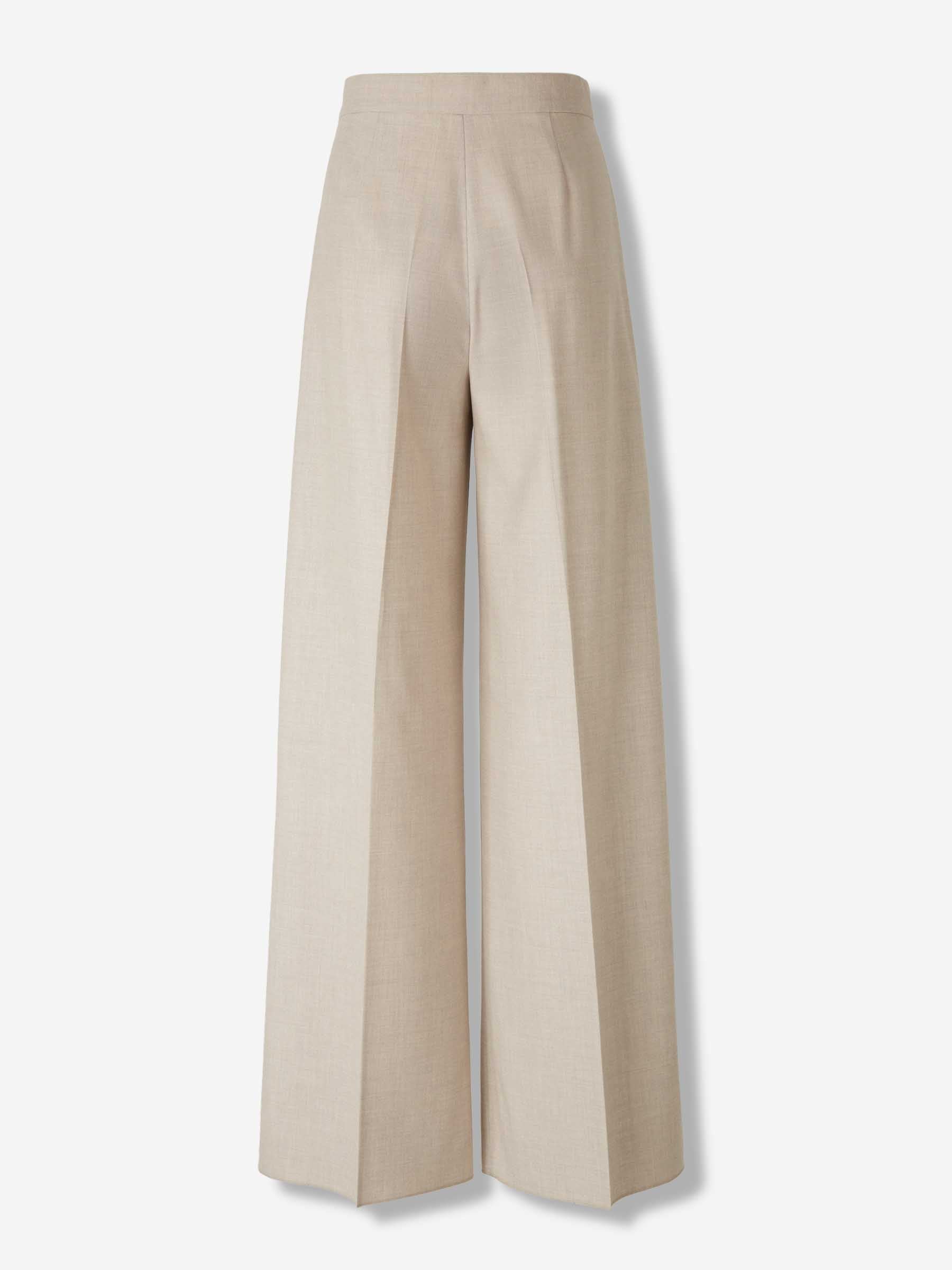 Max Mara Mujer Barcelona Pantalones Acampanados Zulia color Beige sku 761-003966 01 - Foto 2