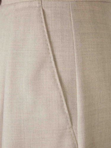 Max Mara Mujer Barcelona Pantalones Acampanados Zulia color Beige sku 761-003966 01 - Foto 3