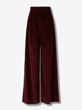 Max Mara Mujer Barcelona Pantalones Anchos Pana color Burdeos sku 761-003969 01 - Foto 1