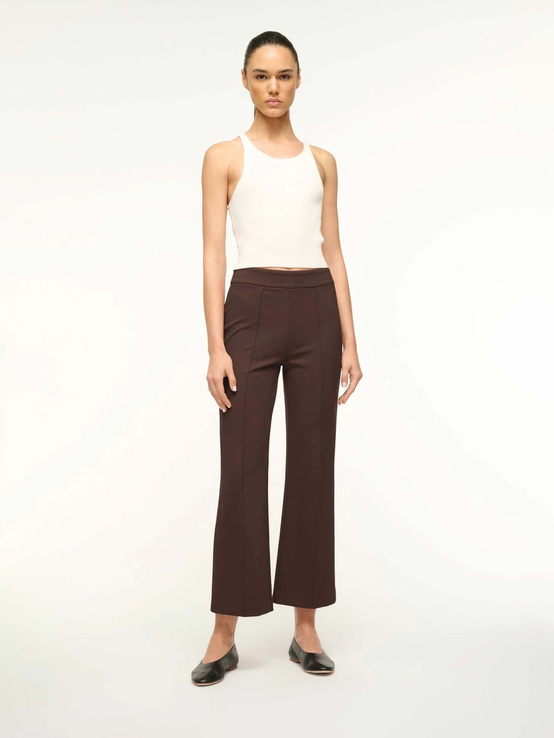 Staud Mujer Barcelona Pantalones Knack color Marrón Oscuro sku 761-003977 01 - Foto 2