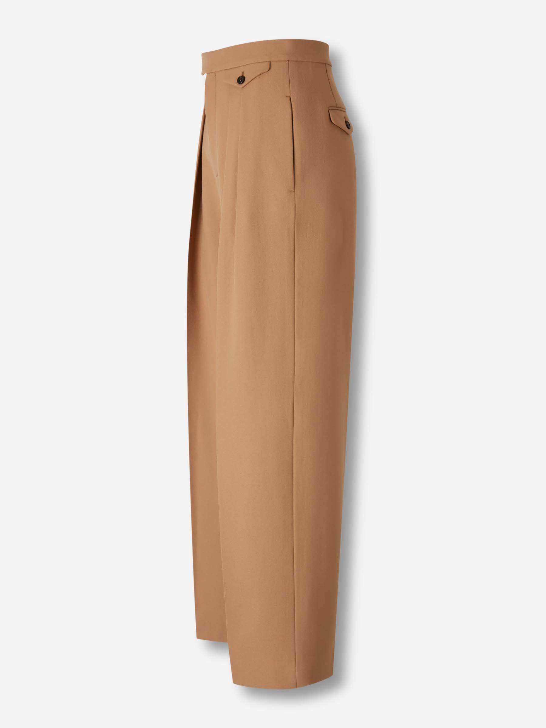 Chloé Mujer Barcelona Pantalones Anchos Pinzas color Camel sku 761-003981 01 - Foto 2