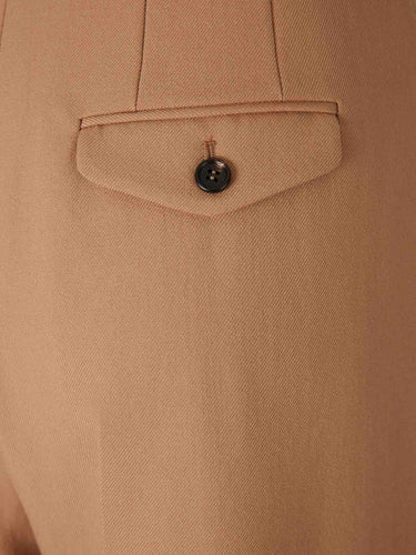 Chloé Mujer Barcelona Pantalones Anchos Pinzas color Camel sku 761-003981 01 - Foto 6