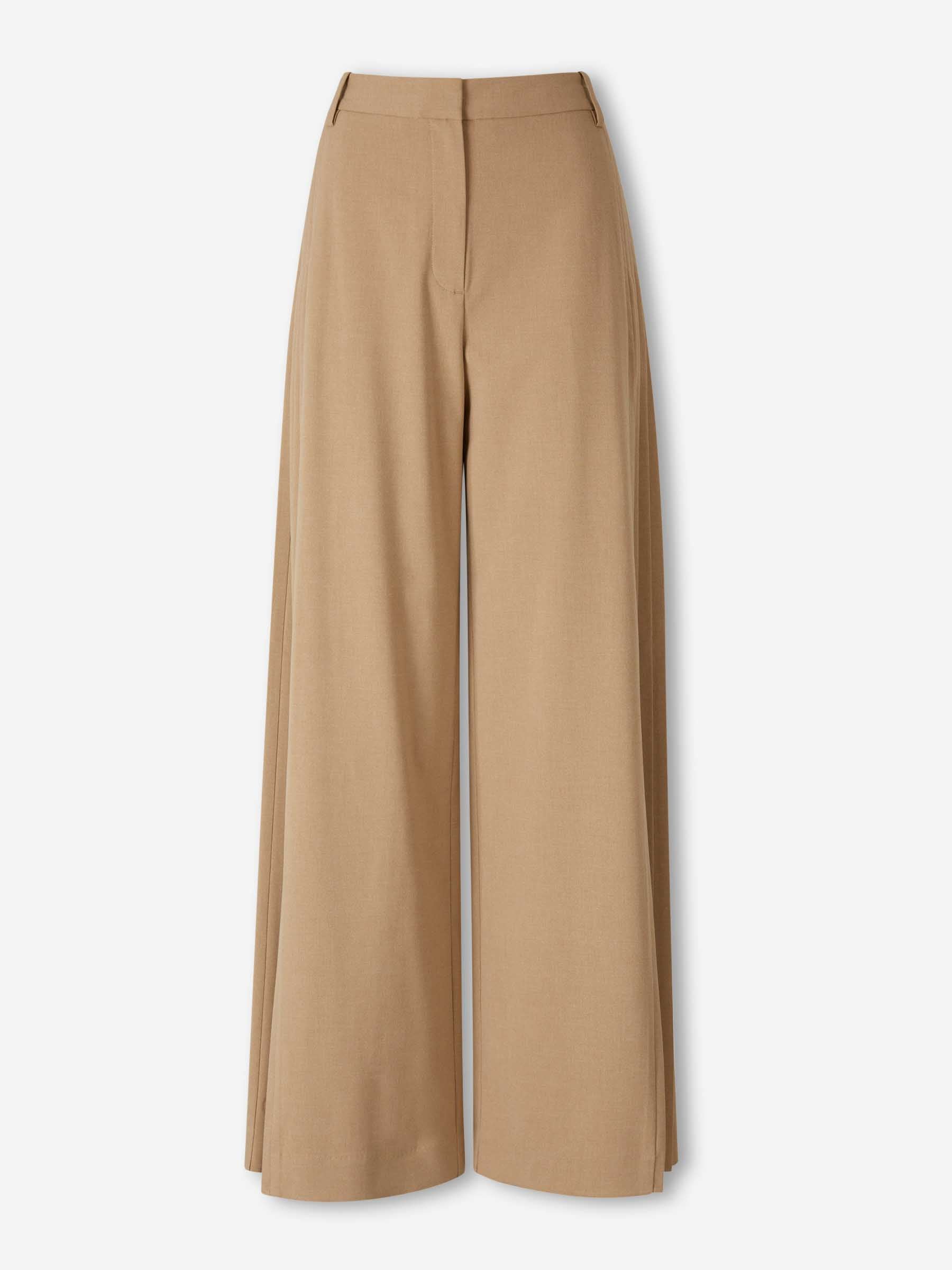 Simkhai Mujer Barcelona Pantalones Anchos Pliegues color Camel sku 761-003991 01 - Foto 1