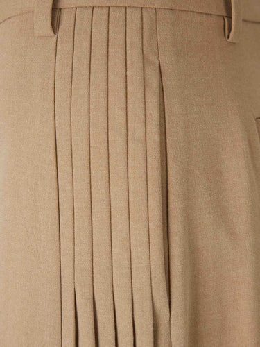 Simkhai Mujer Barcelona Pantalones Anchos Pliegues color Camel sku 761-003991 01 - Foto 4