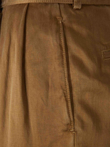 Dries Van Noten Mujer Barcelona Pantalones Anchos Satén color Bronce sku 761-003995 01 - Foto 4