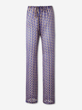 Dries Van Noten Mujer Barcelona Pantalones Fluidos Devoré color Violeta sku 761-003996 01 - Foto 1