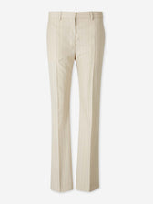 Acne Studios Mujer Barcelona Pantalones Raya Diplomática color Crema sku 761-004000 01 - Foto 1