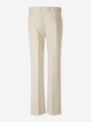 Acne Studios Mujer Barcelona Pantalones Raya Diplomática color Crema sku 761-004000 01 - Foto 2