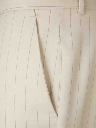 Acne Studios Mujer Barcelona Pantalones Raya Diplomática color Crema sku 761-004000 01 - Foto 3
