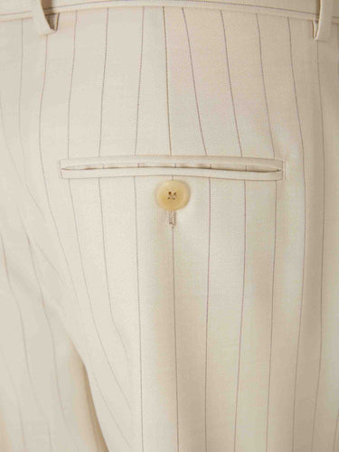Acne Studios Mujer Barcelona Pantalones Raya Diplomática color Crema sku 761-004000 01 - Foto 4