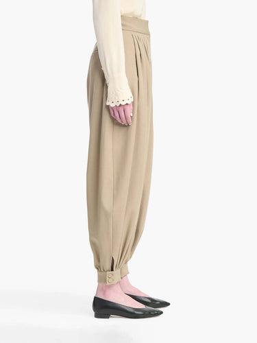Altuzarra Mujer Barcelona Pantalones Anchos Chapman color Camel sku 761-004010 01 - Foto 3